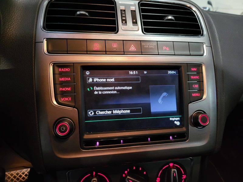 VOLKSWAGEN POLO V 1.2 TSI 90cv Lounge DSG7 1ère Main / RADAR-AV-AR/GPS/BLUETOOTH