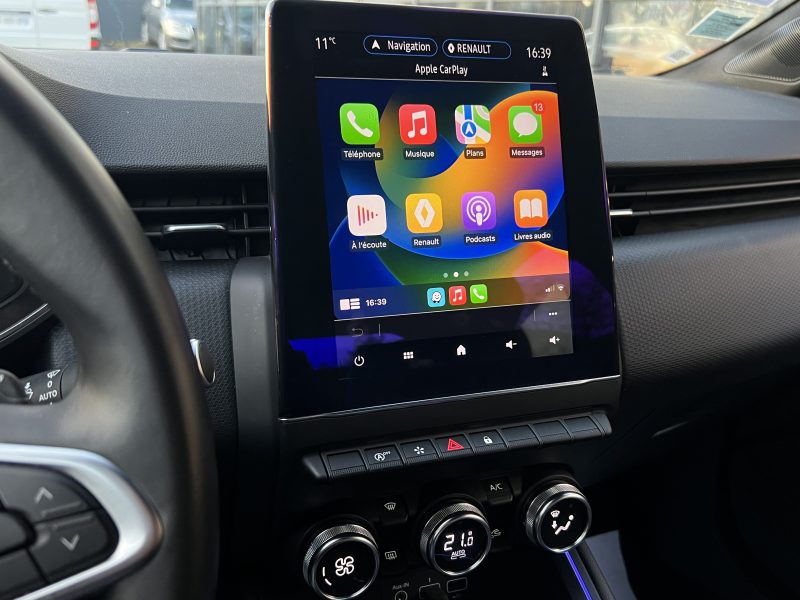 RENAULT CLIO 5 INTENS 1.3 TCE 130 BOITE AUTO GRAND ECRAN GPS LEDS APPLE & ANDROID - GARANTIE 1 AN