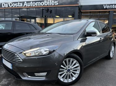 FORD FOCUS III PHASE 2 TITANIUM 1.0 ECOBOOST 125 S&S 1ERE MAIN / GPS KEYLESS PARK ASSIST Garantie1an