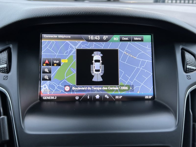 FORD FOCUS III PHASE 2 TITANIUM 1.0 ECOBOOST 125 S&S 1ERE MAIN / GPS KEYLESS PARK ASSIST Garantie1an