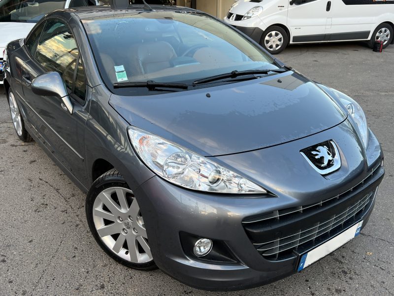 PEUGEOT 207 CC PHASE 2 Finition FELINE 1.6 VTI 120 Cv 72 700 Kms BOITE AUTO CUIR GPS - GARANTIE 1 AN