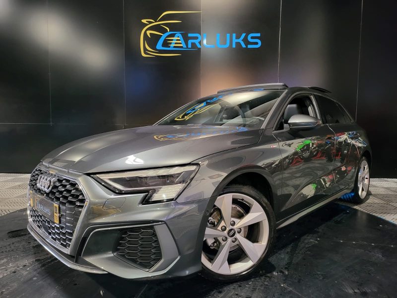 AUDI A3 SPORTBACK 35 TDI 150cv S-Line S-Tronic7 // APPLE CARPLAY/TOIT OUVRANT/CAMERA DE RECUL