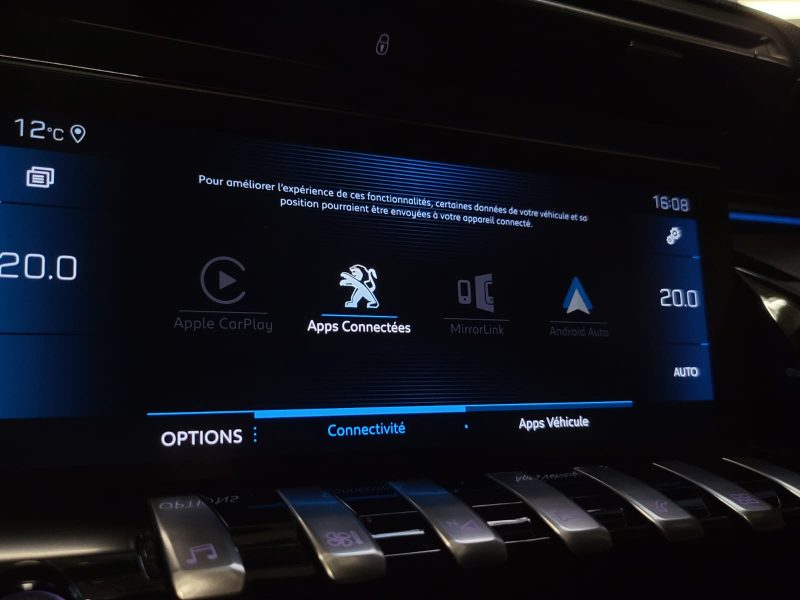 PEUGEOT 508 2.0 HDI 180 CV EAT8 GT LINE / CARPLAY / VIRTUAL COCKPIT / DETECTEUR D'ANGLE MORT