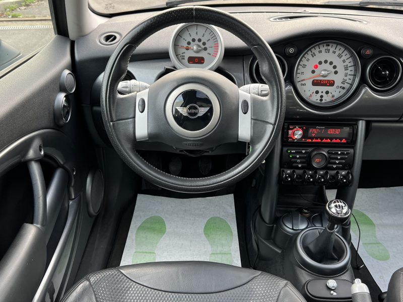 MINI MINI OOPER R50 1.6 115 Cv 33 100 Kms INTERIEUR CUIR / ORIGINE FRANCE - GARANTIE 1 AN 