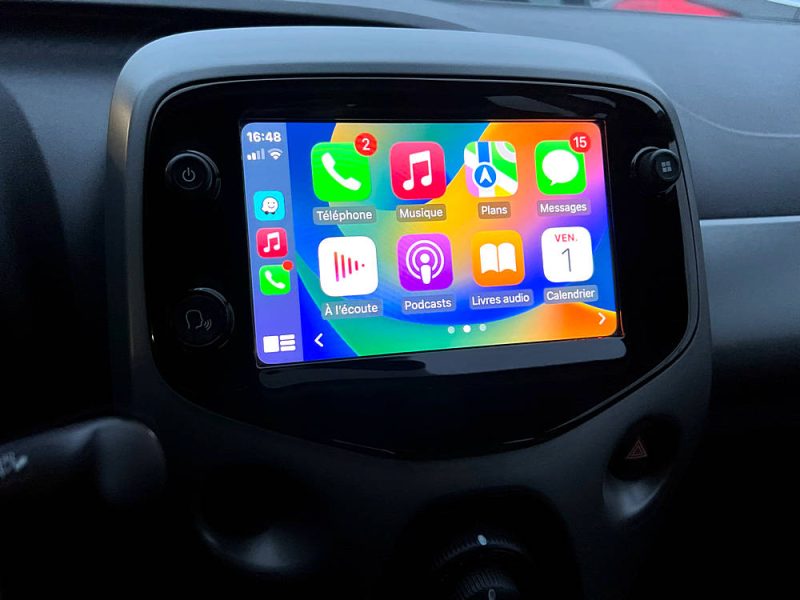 TOYOTA AYGO II PHASE 2 1.0 VVT-i 72 ECRAN TACTILE APPLE CARPLAY CAMERA 1ERE MAIN - GARANTIE 1 AN
