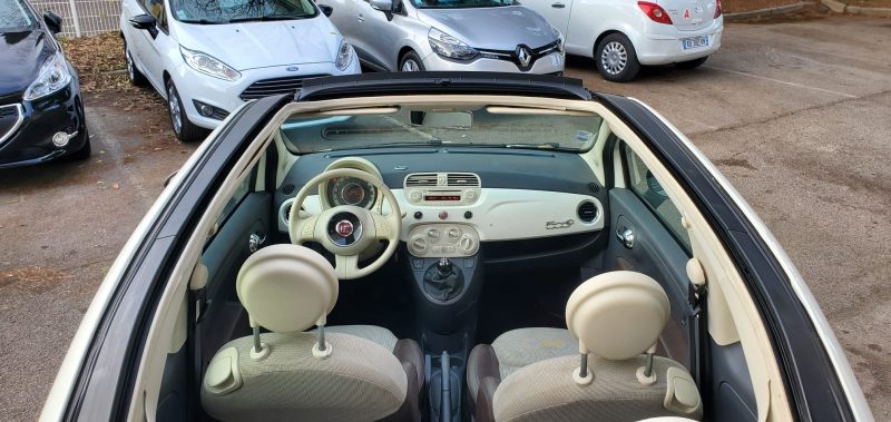 Fiat 500 cabriolet 1.2 Mpi 69 ch citadine,