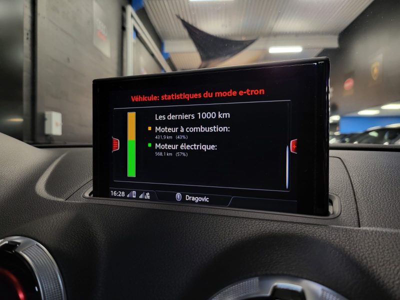 AUDI A3 Sportback 1.4 TFSI e-tron 204cv S LINE COCKPIT / LUMIERE D\'AMBIANCE / B&O / CARPLAY