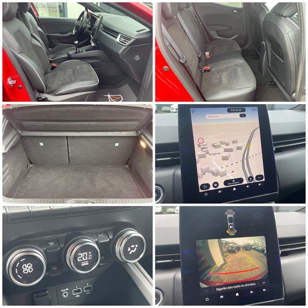 Renault Clio V TCe 100ch Intens Caméra / Grand écran 35.000 km 05/2020 1ère main