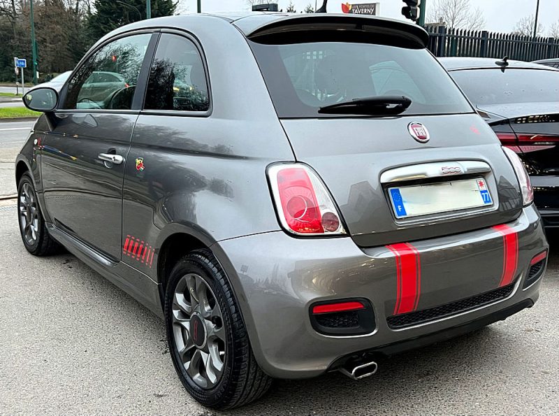 FIAT 500 S PACK SPORT 1.2 69 Cv TOIT PANORAMIQUE INTERIEUR SEMI CUIR CRIT AIR 1 - GARANTIE 1 AN