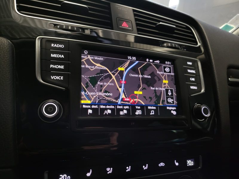 VOLKSWAGEN GOLF VII 2.0 TDI DSG7 150cv CARAT EXCLUSIVE /SIEGE CHAUFFANT/MASSANT+AIDE AU PARKING +GPS