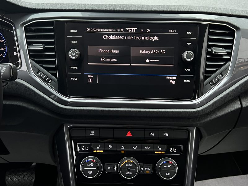 VOLKSWAGEN T-ROC CARAT 1.5 TSI EVO 150 Cv DSG7 / VIRTUAL COCKPIT APPLE & ANDROID - GARANTIE 1 AN