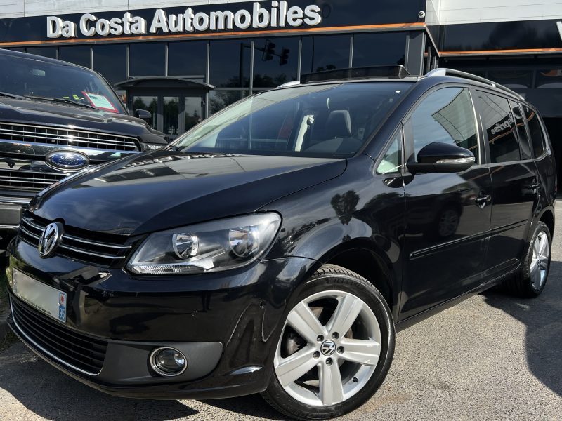 VOLKSWAGEN TOURAN II CARAT 1.6 TDI 105 Cv 7 PLACES TOIT OUVRANT GPS CRIT AIR 2 - GARANTIE 1 AN