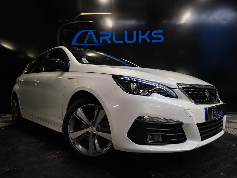 PEUGEOT 308 GT LINE 130cv S&S EAT8 / SUIVI PEUGEOT / TOIT PANORAMIQUE / CARPLAY / KEYLESS