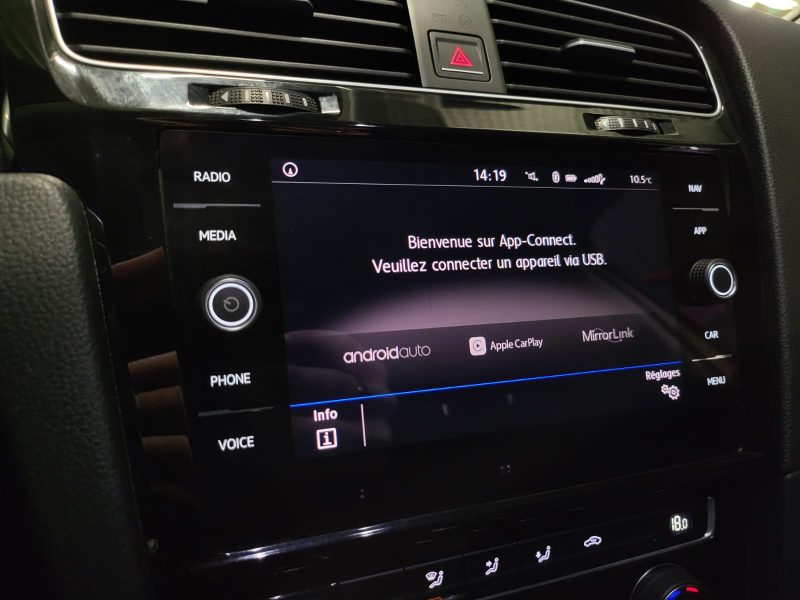 VOLKSWAGEN GOLF VII CARAT 1.4 TSI 125cv PACK R-line EXTERIEUR / ENTRETIEN A JOUR / CARPLAY