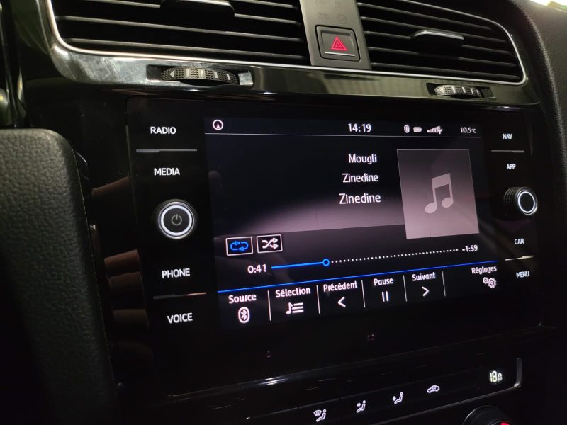 VOLKSWAGEN GOLF VII CARAT 1.4 TSI 125cv PACK R-line EXTERIEUR / ENTRETIEN A JOUR / CARPLAY