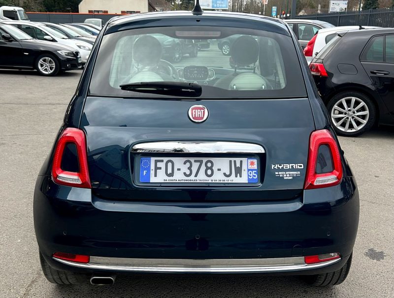 FIAT 500 II PHASE 2 LOUNGE 1.0 HYBRID 70 Cv GRAND ECRAN / APPLE & ANDROID TOIT PANO - GARANTIE 1 AN