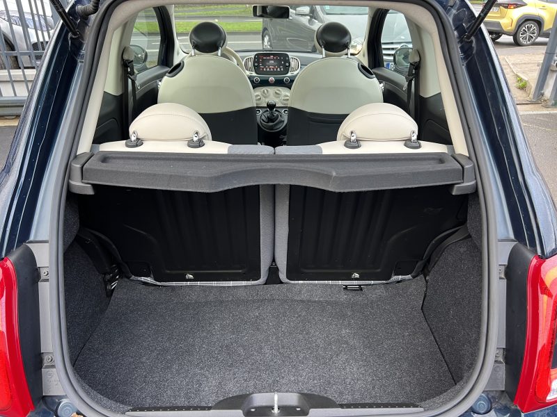 FIAT 500 II PHASE 2 LOUNGE 1.0 HYBRID 70 Cv GRAND ECRAN / APPLE & ANDROID TOIT PANO - GARANTIE 1 AN