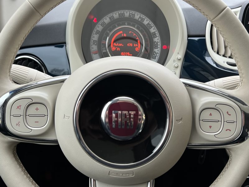FIAT 500 II PHASE 2 LOUNGE 1.0 HYBRID 70 Cv GRAND ECRAN / APPLE & ANDROID TOIT PANO - GARANTIE 1 AN
