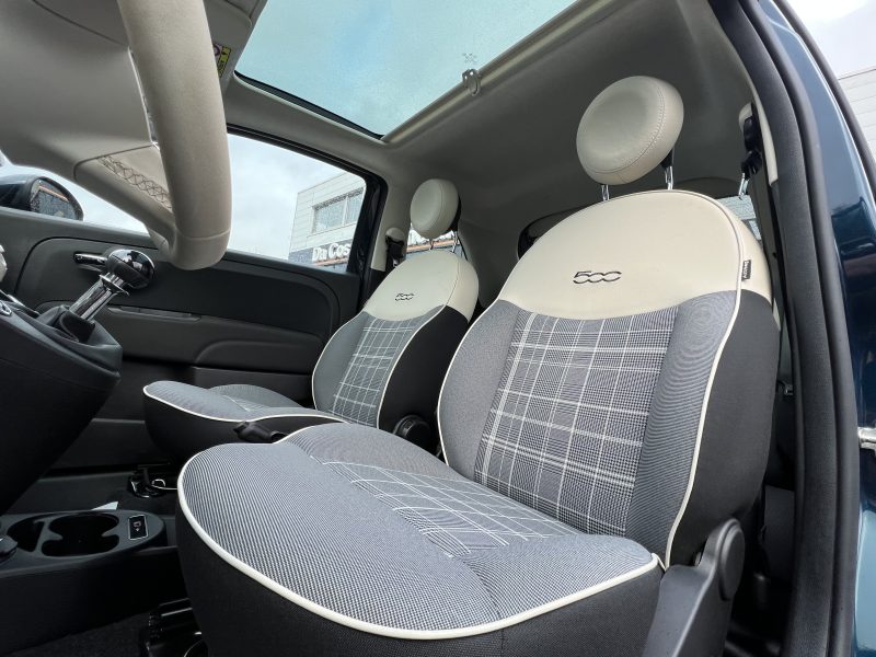 FIAT 500 II PHASE 2 LOUNGE 1.0 HYBRID 70 Cv GRAND ECRAN / APPLE & ANDROID TOIT PANO - GARANTIE 1 AN