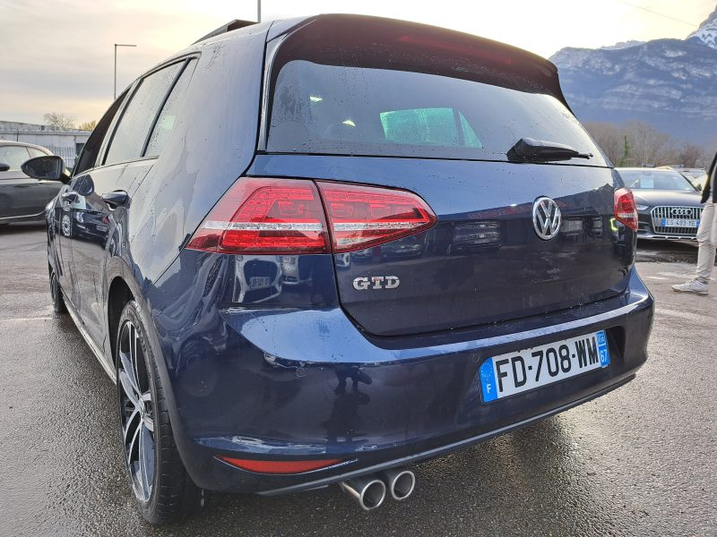 Volkswagen Golf 7 GTD 2.0 TDI 184 CV DSG6 Toit Ouvrant Gps Xé0non Led Ct ok 11/2025