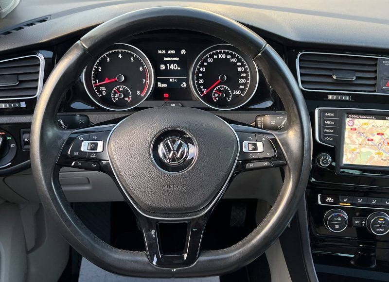 VOLKSWAGEN GOLF 7 VII CARAT 1.4 TSI 125 Cv 1ERE MAIN TOIT OUVRANT CUIR GPS 5 PORTES - GARANTIE 1 AN