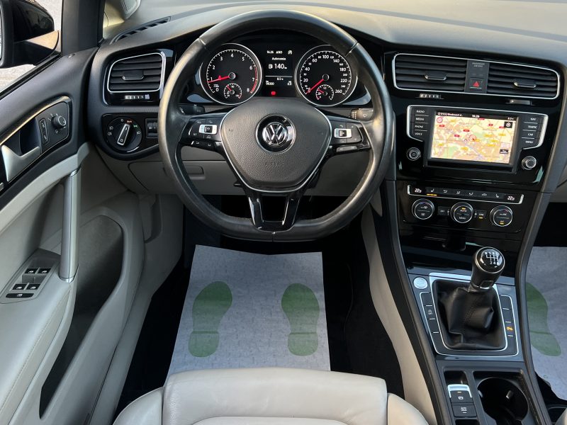 VOLKSWAGEN GOLF 7 VII CARAT 1.4 TSI 125 Cv 1ERE MAIN TOIT OUVRANT CUIR GPS 5 PORTES - GARANTIE 1 AN