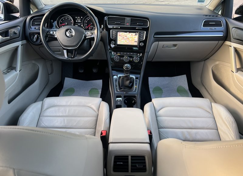 VOLKSWAGEN GOLF 7 VII CARAT 1.4 TSI 125 Cv 1ERE MAIN TOIT OUVRANT CUIR GPS 5 PORTES - GARANTIE 1 AN