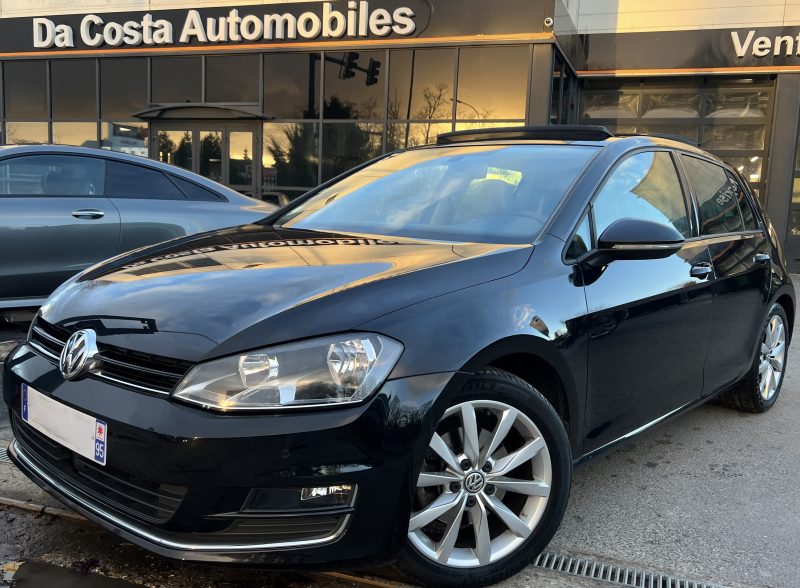 VOLKSWAGEN GOLF 7 VII CARAT 1.4 TSI 125 Cv 1ERE MAIN TOIT OUVRANT CUIR GPS 5 PORTES - GARANTIE 1 AN