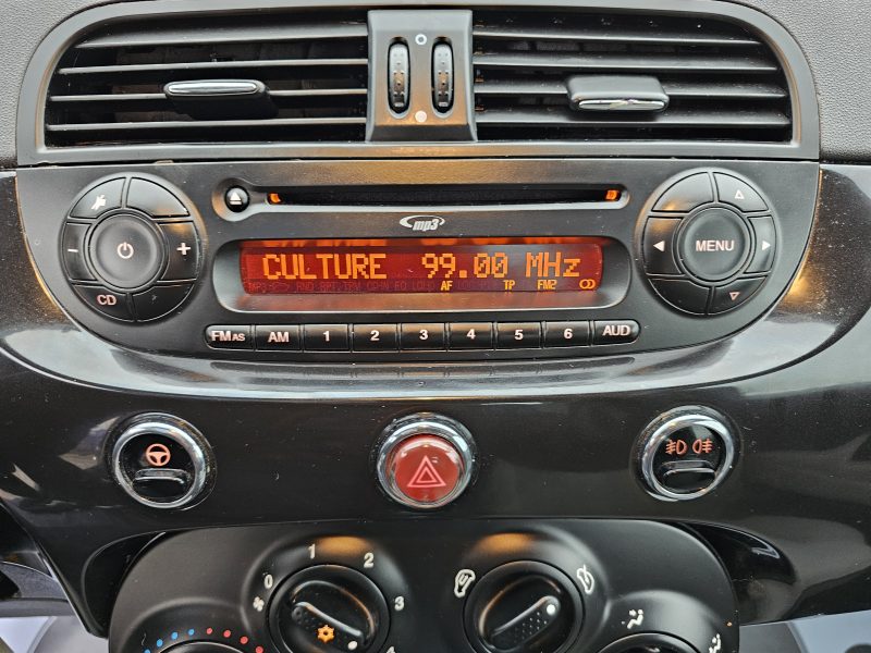 FIAT 500 LOUNGE 1.2 16V 70 CH CLIM TOIT PANORAMIQUE 