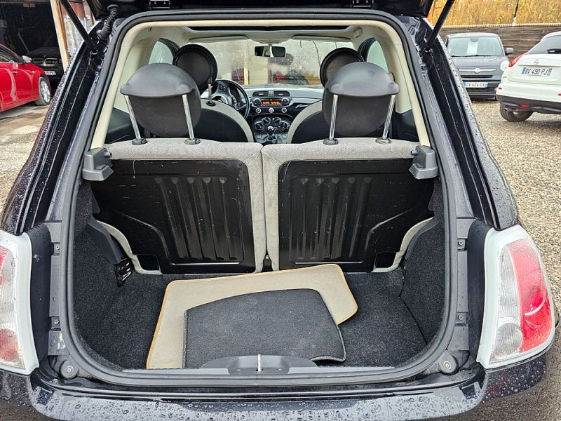 FIAT 500 LOUNGE 1.2 16V 70 CH CLIM TOIT PANORAMIQUE 