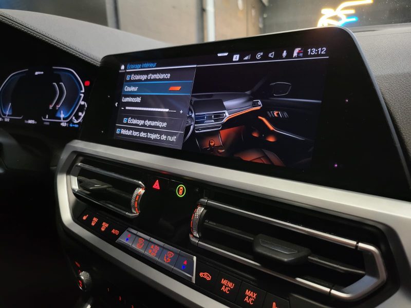 B.M.W. SERIE 3 330e 292cv M SPORT ECLAIRAGE D\'AMBIANCE / APPLE CARPLAY / PACK HIVER