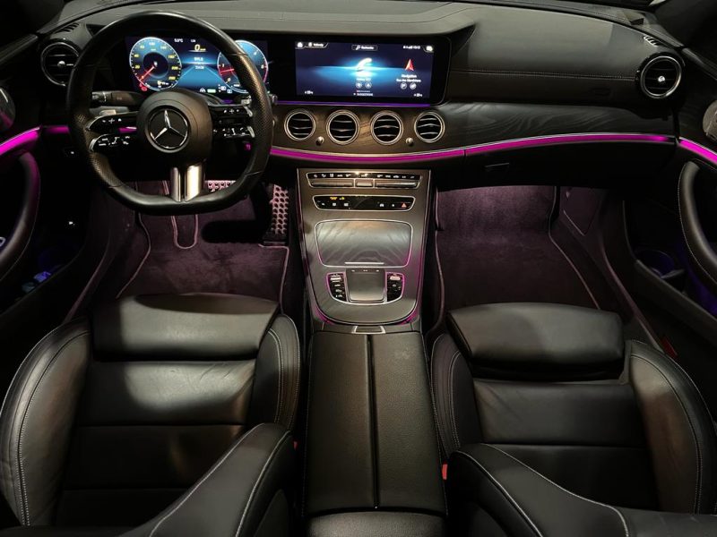 MERCEDES CLASSE E 220 D AMG LINE TOIT OUVRANT / TETE HAUTE / BURMEISTER 