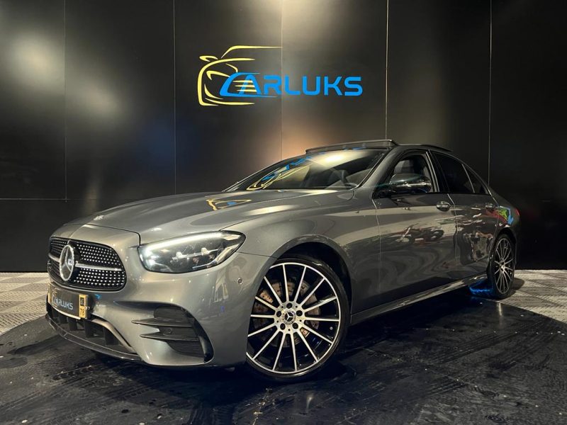MERCEDES CLASSE E 220 D AMG LINE TOIT OUVRANT / TETE HAUTE / BURMEISTER 
