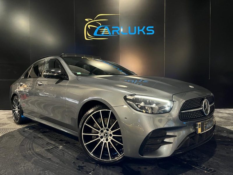 MERCEDES CLASSE E 220 D AMG LINE TOIT OUVRANT / TETE HAUTE / BURMEISTER 