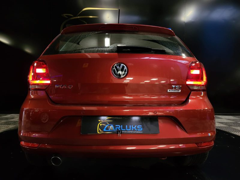 VOLKSWAGEN POLO V 1.2 TSi 90 CARAT 1ER MAIN SUIVI VW FEUX LED / CARPLAY / RADAR AV AR / SIEGES CUIR