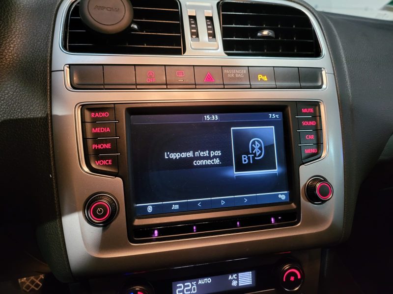 VOLKSWAGEN POLO V 1.2 TSI 110cv R-line BVM6 // APPLE CARPLAY/ANDROID AUTO/RADAR-AV-AR