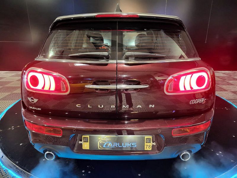 MINI CLUBMAN COOPER S 192 CV AFFICHAGE TETE HAUTE / CAMERA / SIGES CHAUFFANT / KEYLESS GO