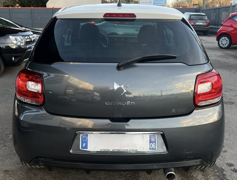 CITROEN DS3 SPORT CHIC 1.6 VTI 120 Cv BOITE AUTO CUIR GPS BLUETOOTH / CRIT AIR 1 - GARANTIE 1 AN