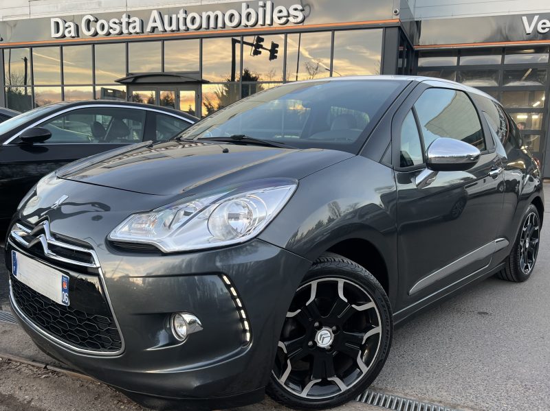 CITROEN DS3 SPORT CHIC 1.6 VTI 120 Cv BOITE AUTO CUIR GPS BLUETOOTH / CRIT AIR 1 - GARANTIE 1 AN