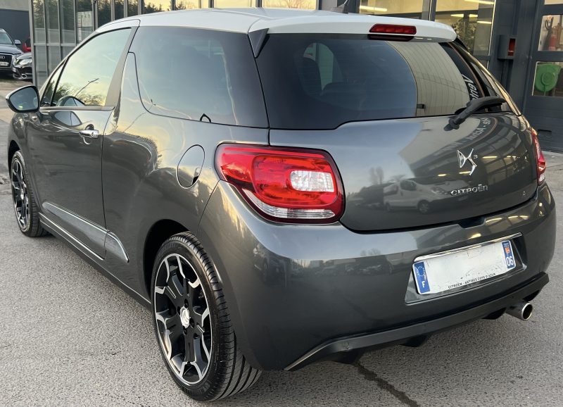 CITROEN DS3 SPORT CHIC 1.6 VTI 120 Cv BOITE AUTO CUIR GPS BLUETOOTH / CRIT AIR 1 - GARANTIE 1 AN
