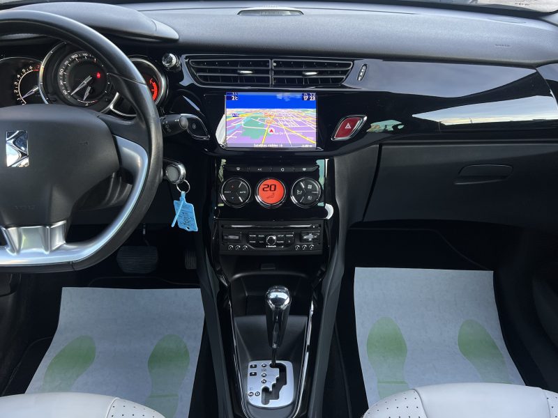CITROEN DS3 SPORT CHIC 1.6 VTI 120 Cv BOITE AUTO CUIR GPS BLUETOOTH / CRIT AIR 1 - GARANTIE 1 AN