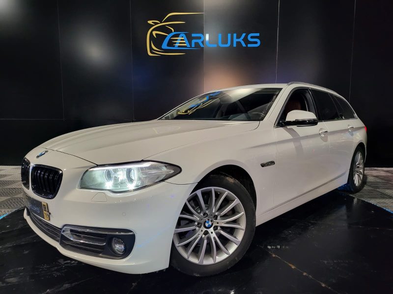 BMW SERIE 5 TOURING 520d 184cv Luxury BVA / SIEGES CHAUFFANT/AFFICHAGE TETE HAUTE/RADAR-AV-AR