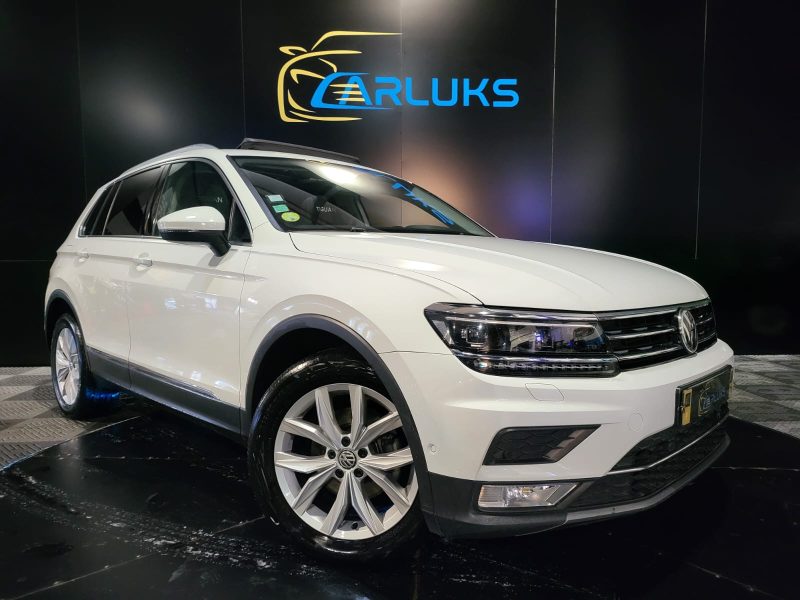 VOLKSWAGEN TIGUAN II 2.0 TDI 150cv Carat DSG7 // APPLE CARPLAY/TOIT OUVRANT/CAMERA DE RECUL