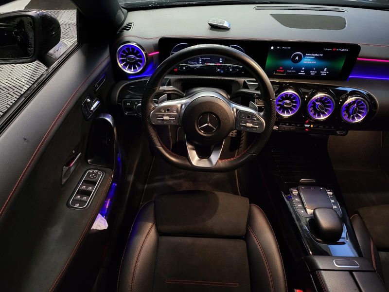 MERCEDES CLA 250 E AMG LINE 8G-DCT APPLE CARPLAY / SIEGE ELECTRIQUE A MEMOIRE / ECLAIRAGE D'AMBIANCE