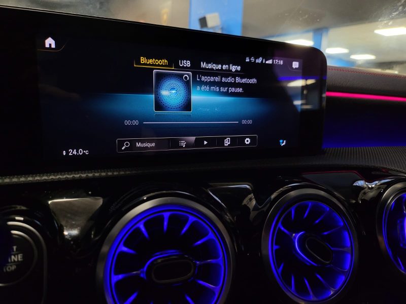 MERCEDES CLA 250 E AMG LINE 8G-DCT APPLE CARPLAY / SIEGE ELECTRIQUE A MEMOIRE / ECLAIRAGE D'AMBIANCE