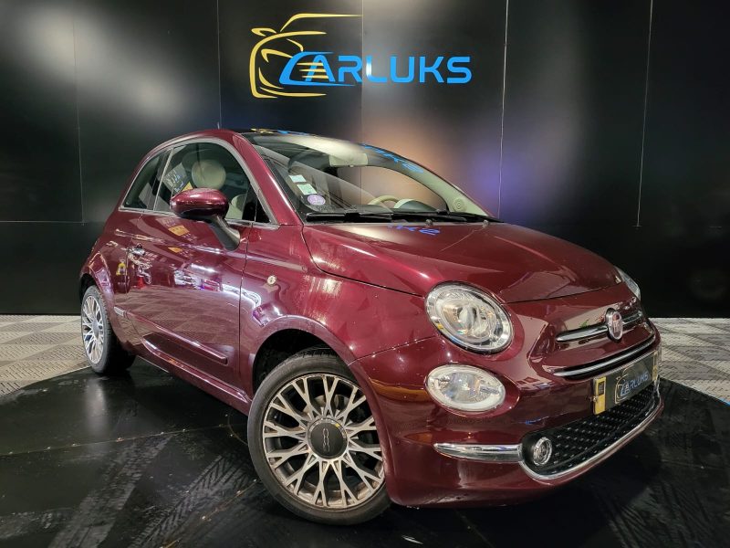 FIAT 500 1.2i 69cv Lounge / TOIT PANORAMIQUE/RADAR-AR/SYSTEME U-CONNECT