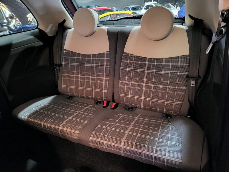 FIAT 500 1.2i 69cv Lounge / TOIT PANORAMIQUE/RADAR-AR/SYSTEME U-CONNECT