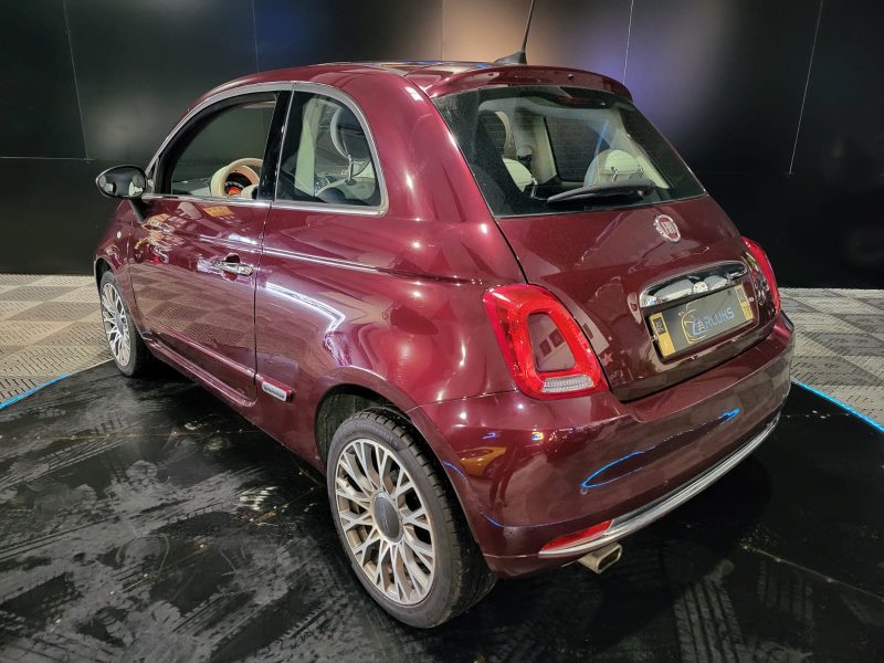 FIAT 500 1.2i 69cv Lounge / TOIT PANORAMIQUE/RADAR-AR/SYSTEME U-CONNECT