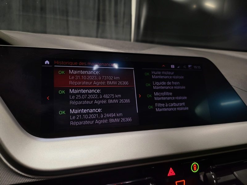 BMW SERIE 118d (F40) 2.0 150cv BUSINESS DESIGN CARPLAY SANS FIL / KEYLESS / ACC / KEYLESS / ANGLE M