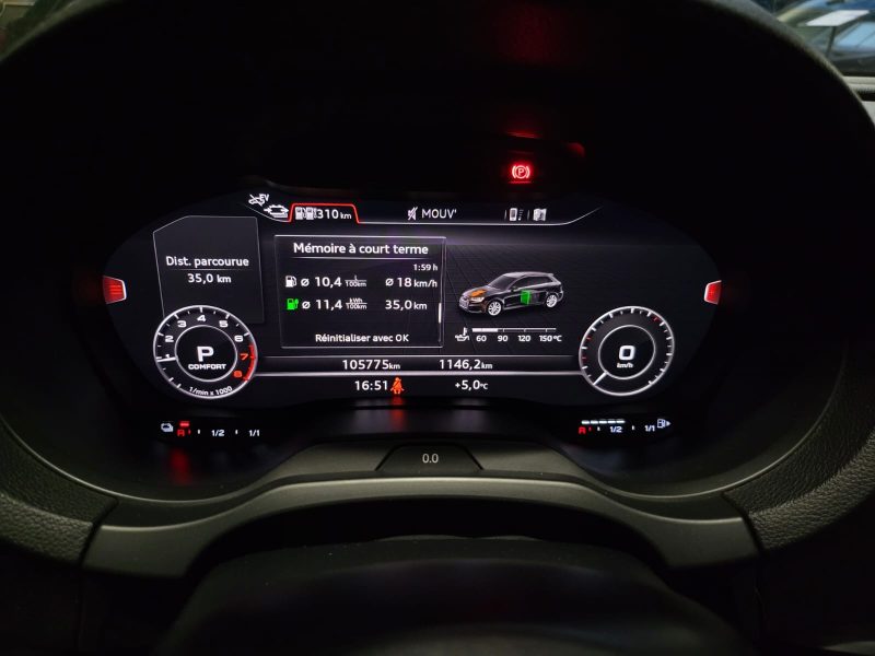 AUDI A3 Sportback 1.4 TFSI e-tron 204cv S LINE / TOIT OUVRANT / APPLE CARPLAY / SIEGES ELECTRIQUES